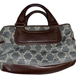 Celine Brown and denim